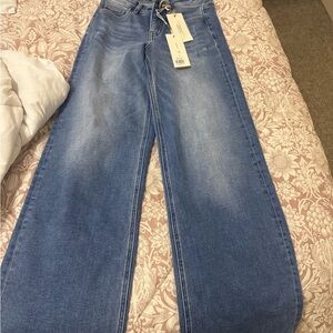 Bayeas Women's Stylish Blue Denim Jeans